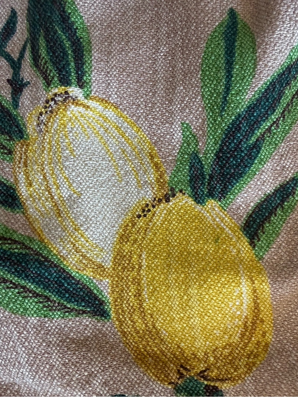 Vintage style ‘50s Barkcloth handbag - Picture 7 of 7